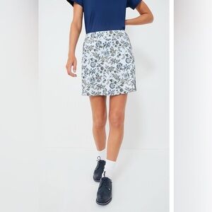 NWT: Tuckernuck women’s light blue Virginia wildflower skirt